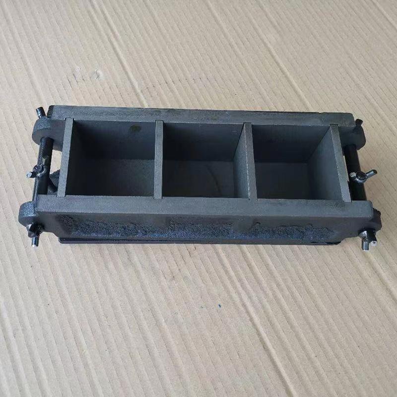 Beton 100mm három gang öntöttvas kocka teszt penész
