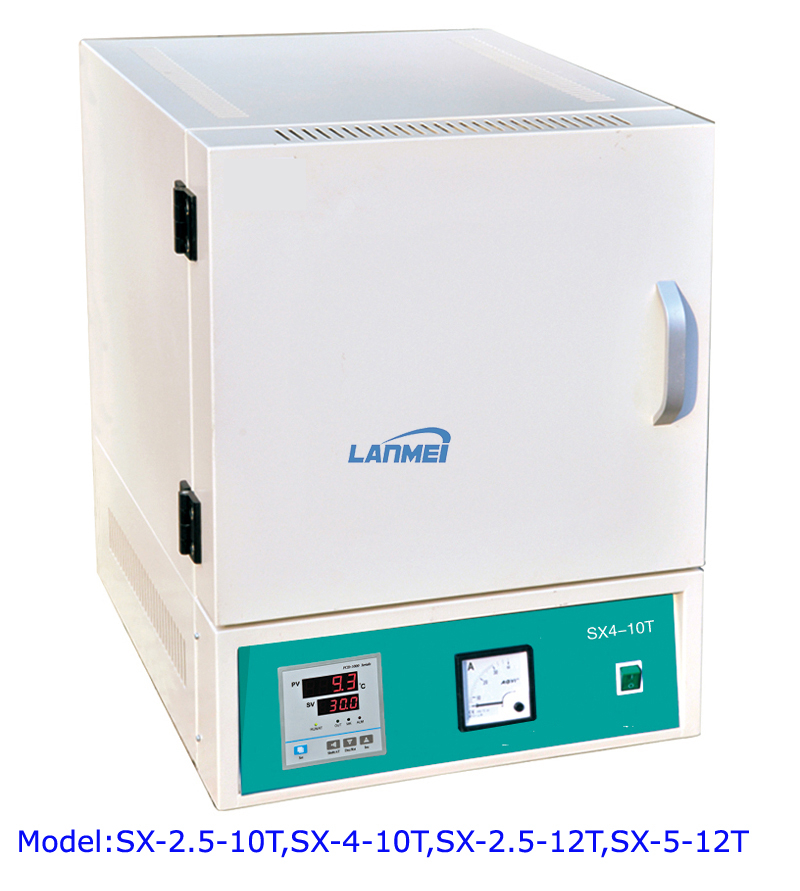 Laboratórium 1200 C doboz típusú integrált muffle kemence