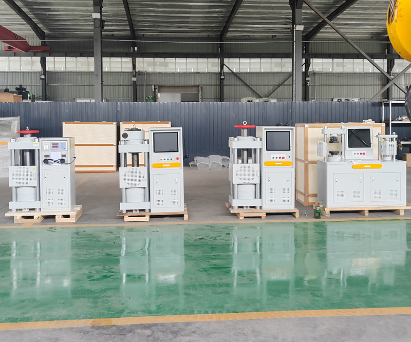 2000KN Beton sajtógép teszTéléshez