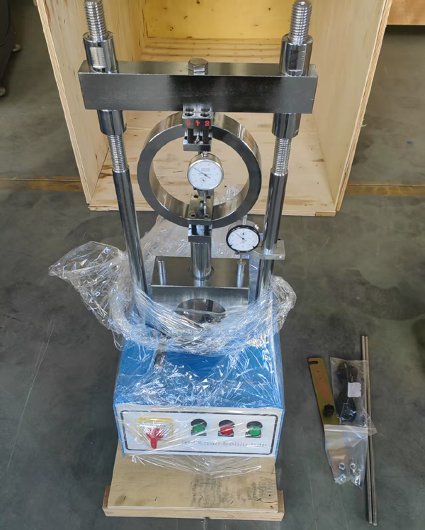 laboratóriumi csapágy arány (CBR) teszTélés